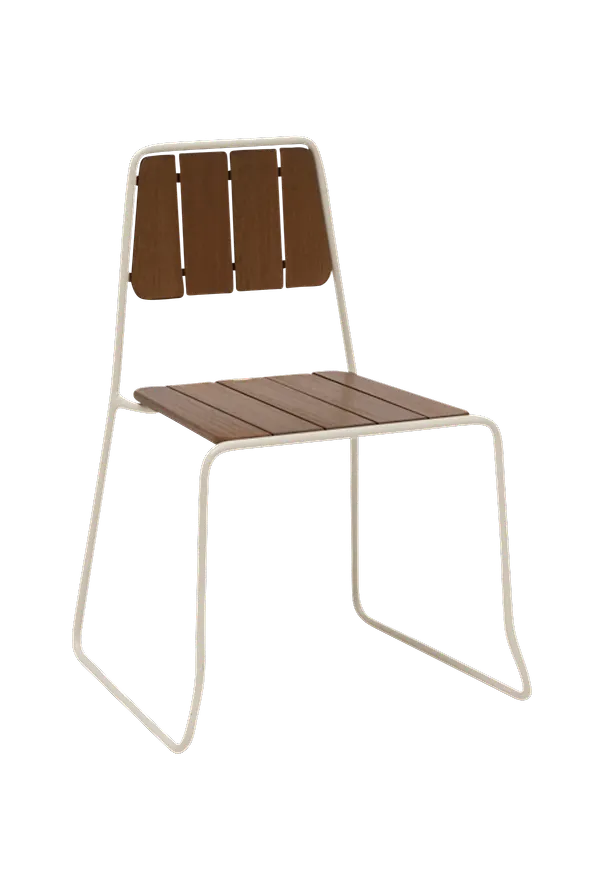 Brun Hillerstorp-stol i otroligt snygg modell.