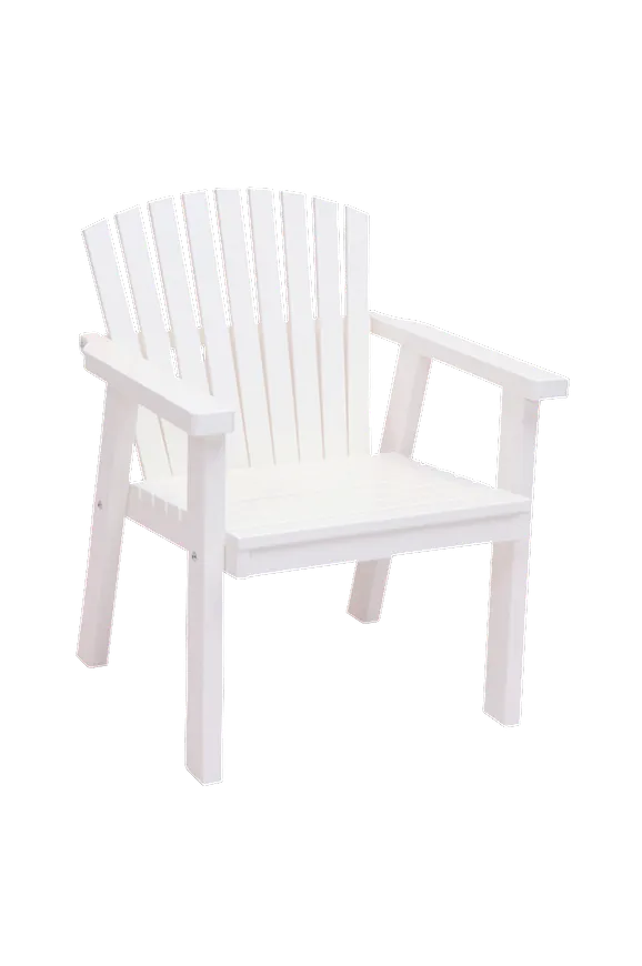 Supersnygg vit fåtölj 2025 från Hillerstorp.