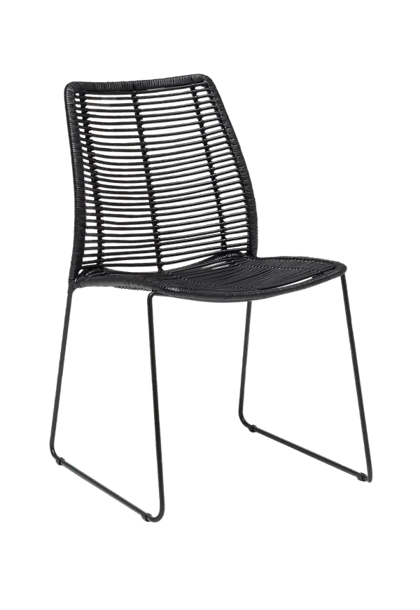 Svart Hillerstorp-stol i härlig modell.