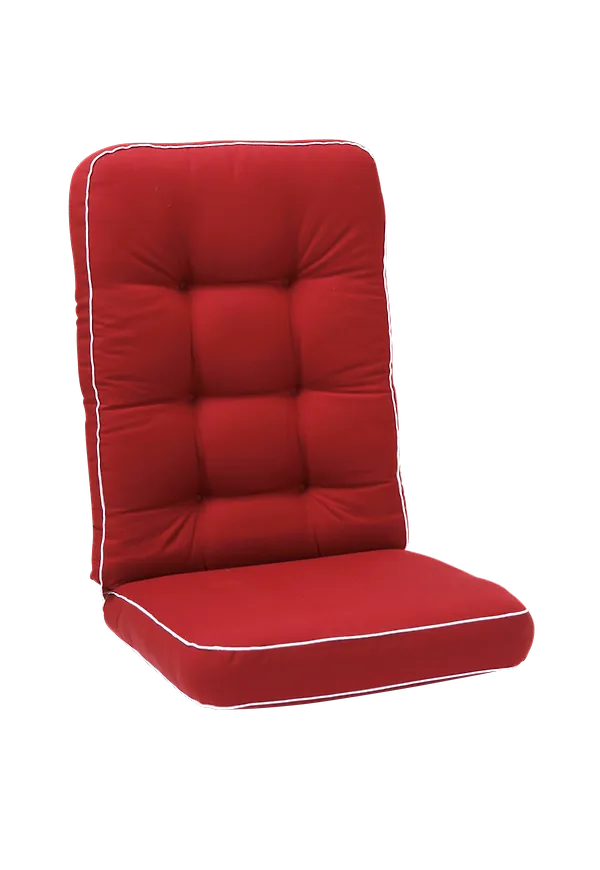 Röd Hillerstorp-trämöbel i modern modell.