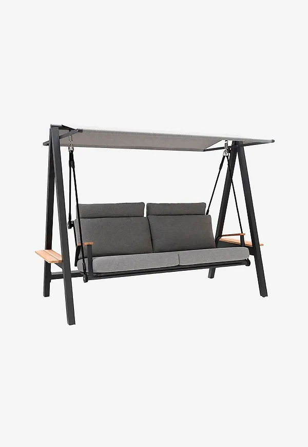 Supersnygg grå möbel i aluminium från Hillerstorp.