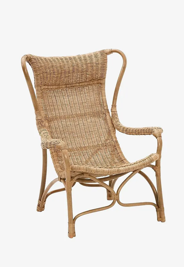 Otroligt snygg beige fåtölj i fårskinn från Hillerstorp.