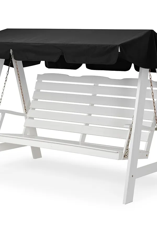 Stilriktig utemöbel i vitt från Hillerstorp.