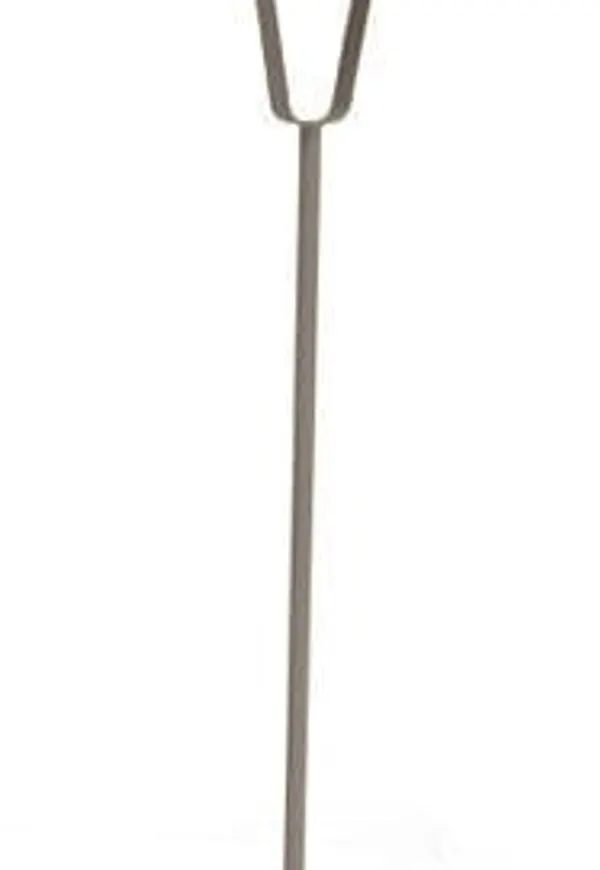 Jättefin beige lampa i aluminium från Hillerstorp.