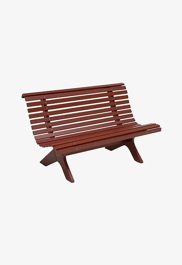 Röd Hillerstorp-utemöbel i riktigt fin modell.