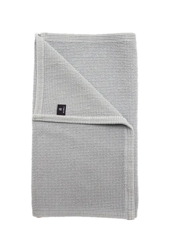 Ljusblå Himla-bomullsmatta i jättesnygg modell.