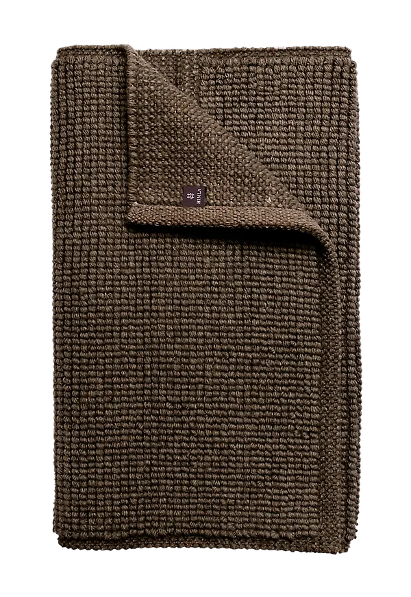 Brun Himla-bomullsmatta i komfortabel modell.