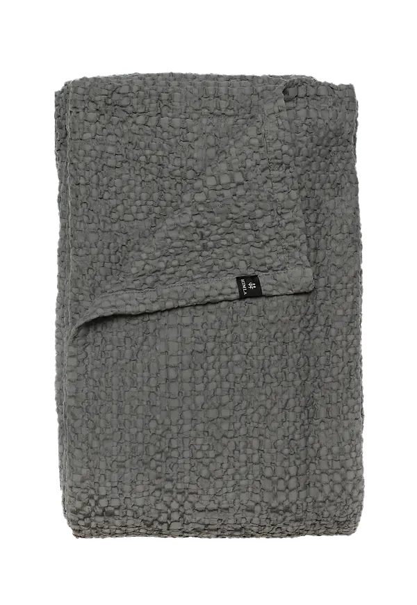 Mörkgrå Himla-enkelsäng i stilren modell.