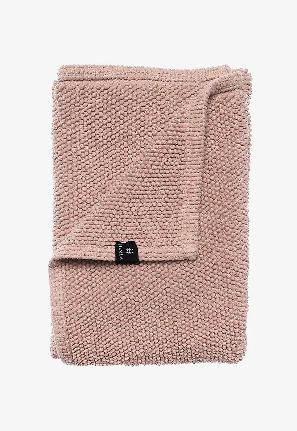 Jättefin badrumsmatta i rosa från Himla.