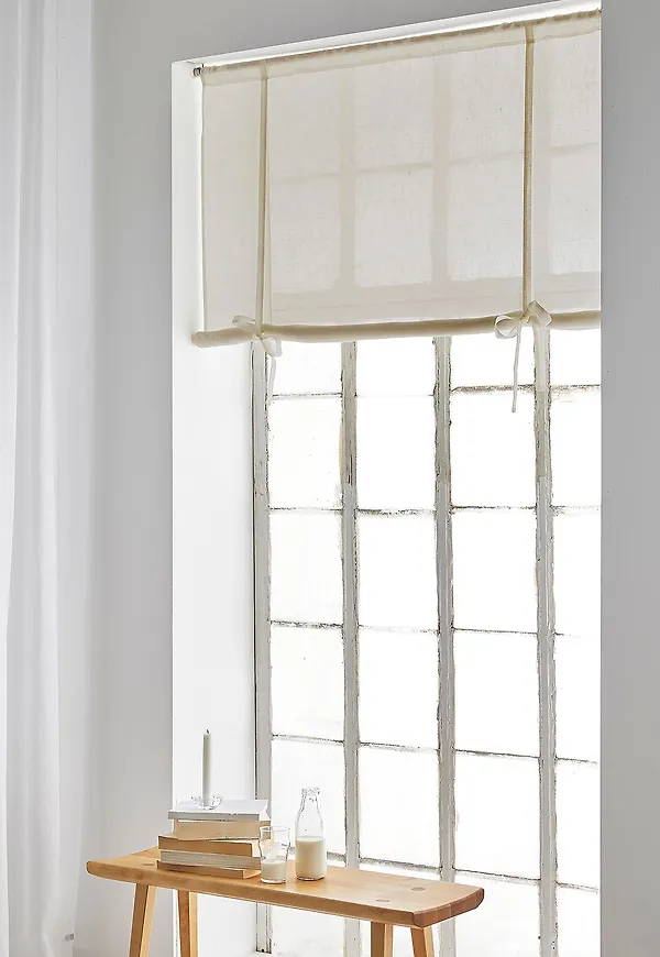 Superfin gardin i linne från Himla.