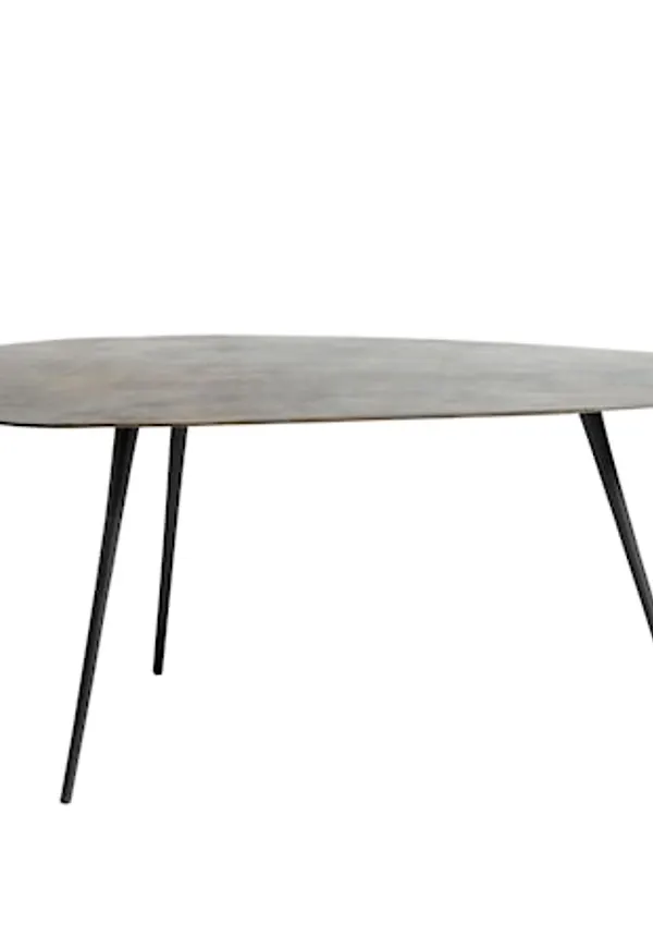 Riktigt fin soffbord i svart färg gjord i järn.