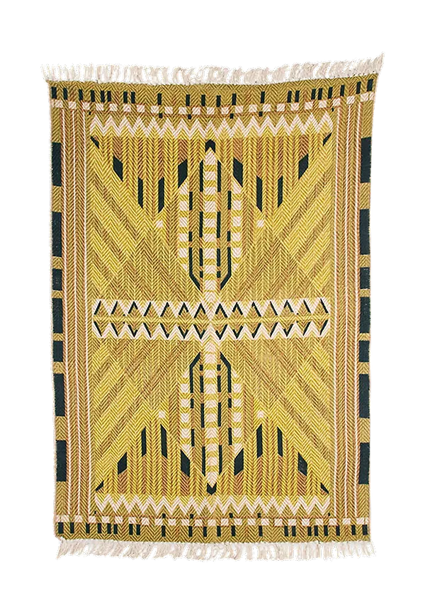 Cool bomullsmatta i grönt från HKliving.