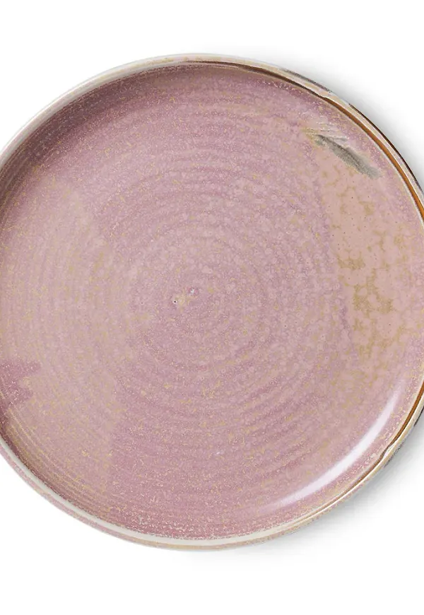 Fantastiskt snygg mattallrik i rosa från HKliving.