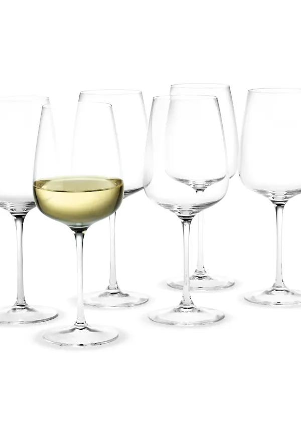 Jättesnygg vitvinsglas 2026 från Holmegaard.