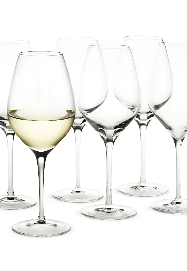 Fin vitvinsglas 2026 från Holmegaard.