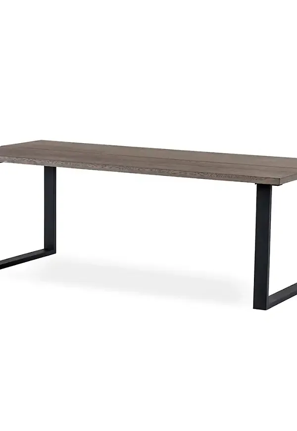 Mysig svart bord i ek från Torkelson.