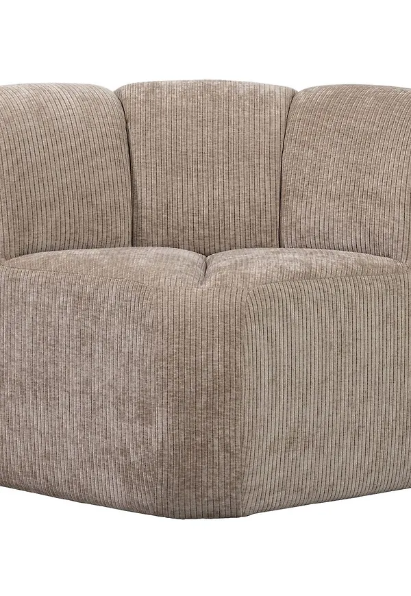 Beige WOOOD-sittbänk i söt modell.