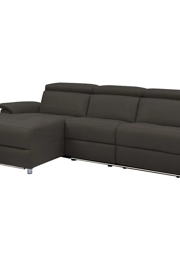 Brun Loft24-hörnsoffa i jättefin modell.