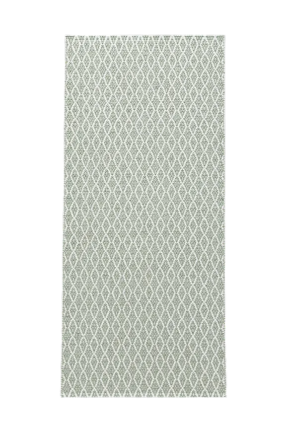 Grön Horredsmattan-matta i jättesnygg modell.