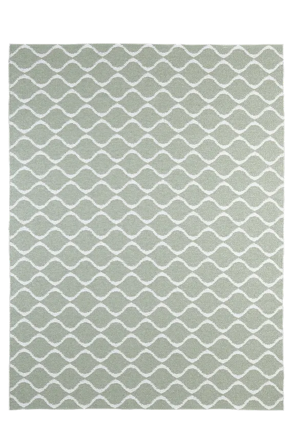 Trendig grön matta 2025 från Horredsmattan.