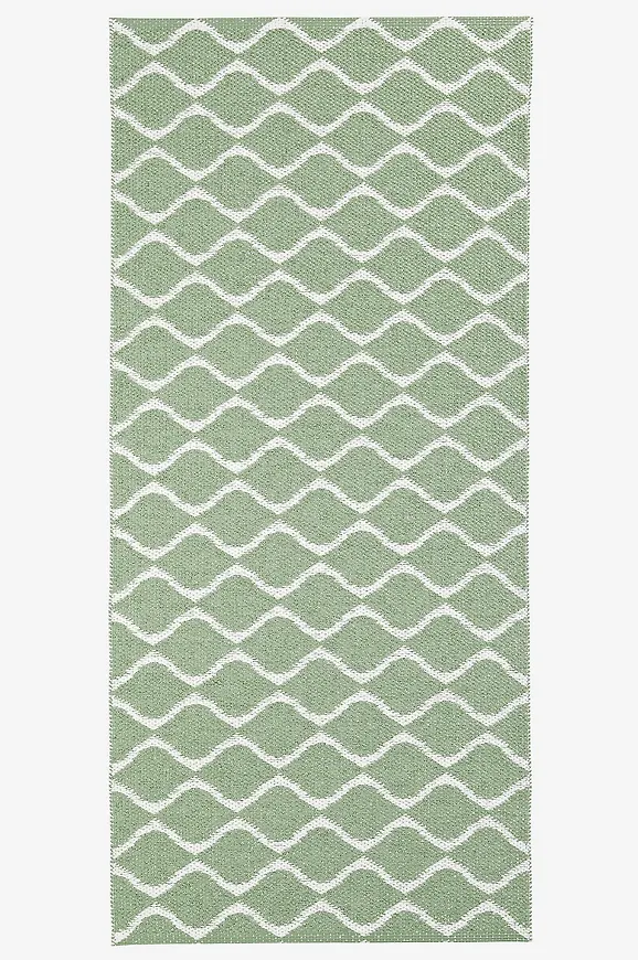 Superfin grön matta 2025 från Horredsmattan.