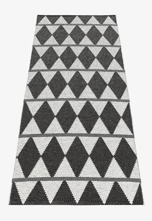 Stilren svart matta 2025 från Horredsmattan.