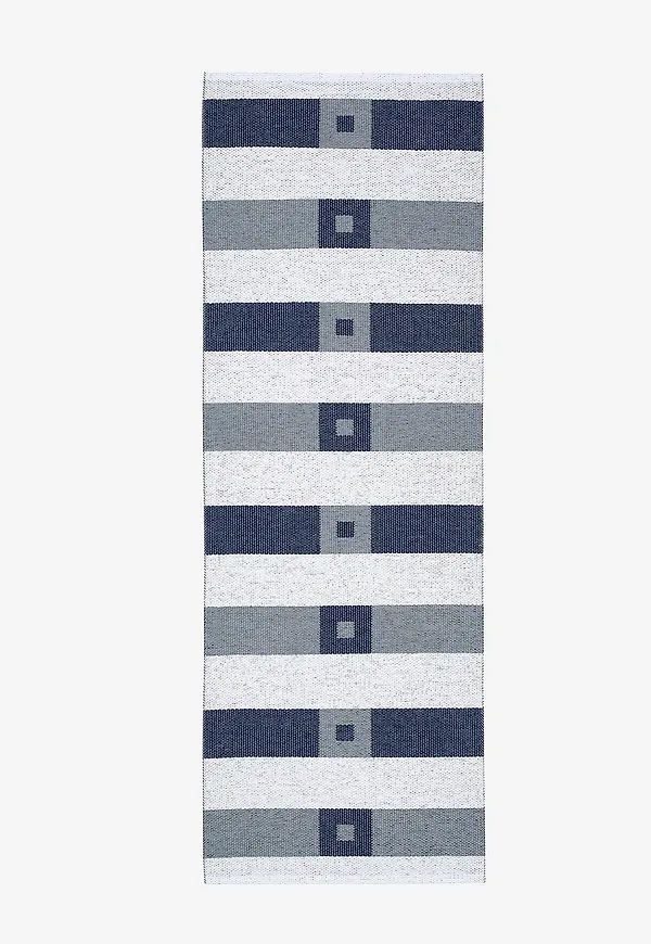 Riktigt fin matta i blått från Horredsmattan.