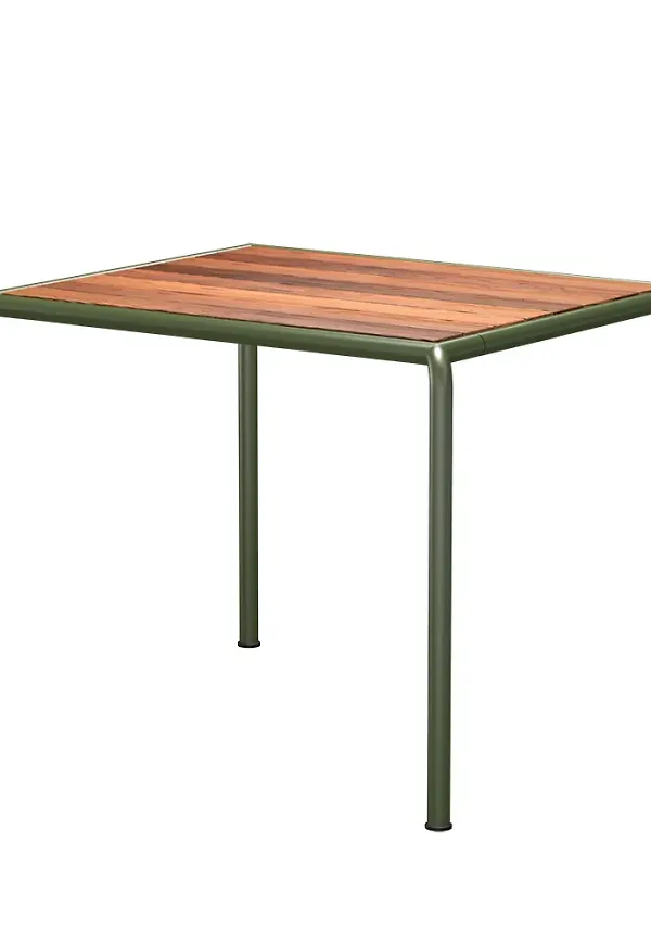 Stilriktig matbord i aluminium från Houe.