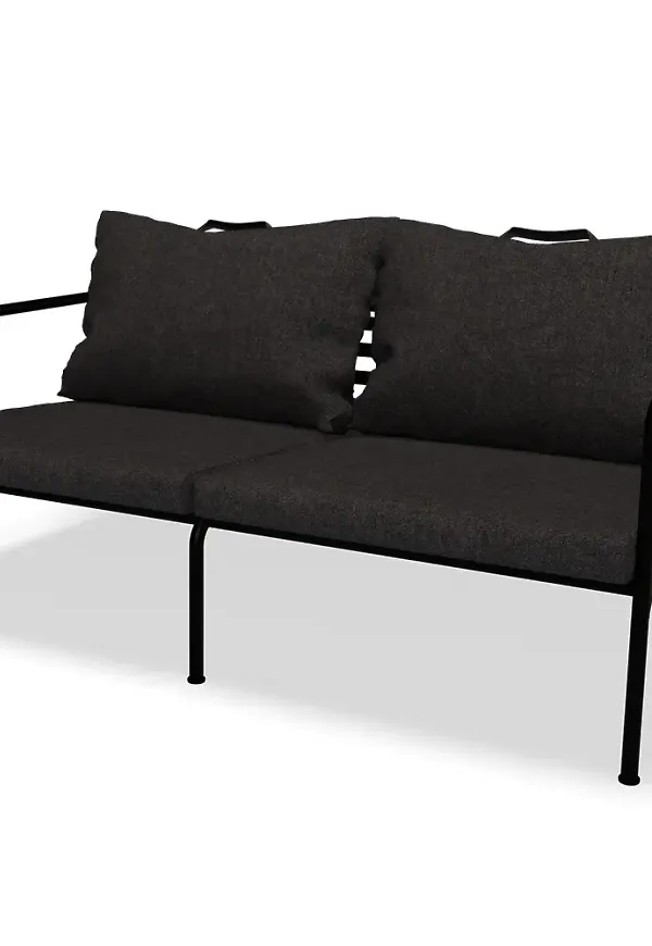 Stilren soffa i aluminium från Houe.