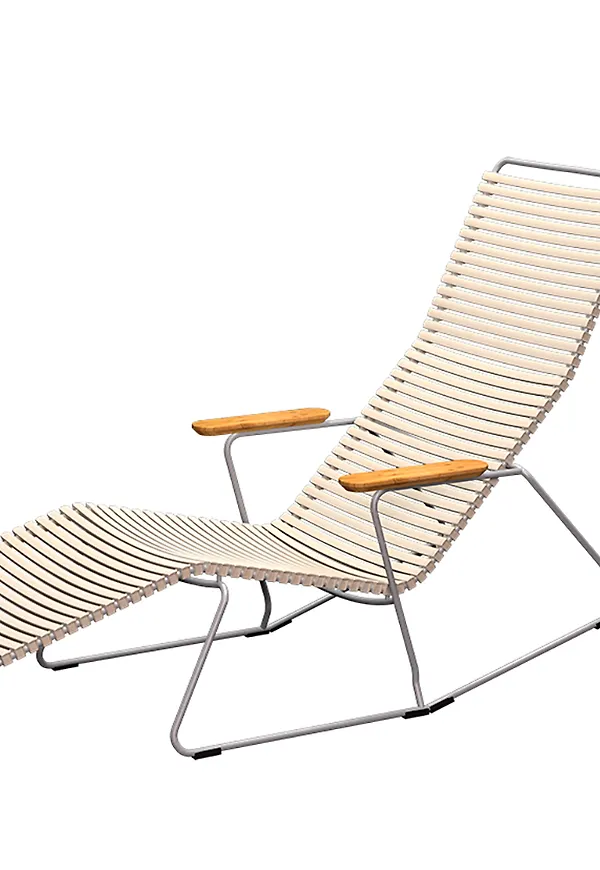 Riktigt fin däckstol i aluminium från Houe.