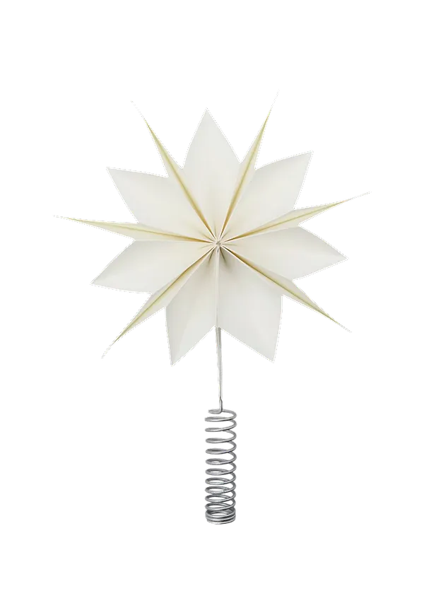 Trendig låda i vit färg gjord i järn.