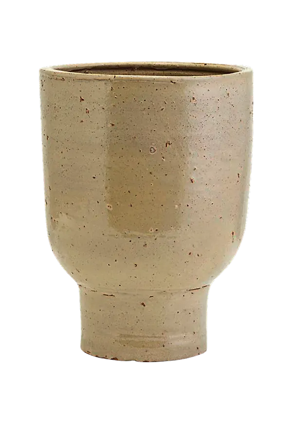 Komfortabel beige kruka 2025 från House Doctor.