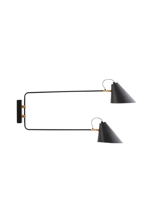 Ikonisk svart lampa i järn från House Doctor.