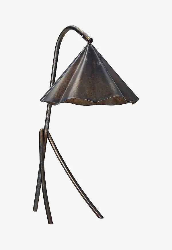 Moderiktig bordslampa i brunt från House Doctor.