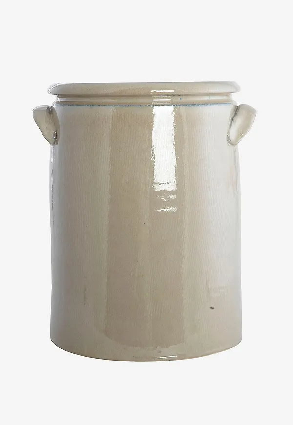 Beige House Doctor-kruka i moderiktig modell.