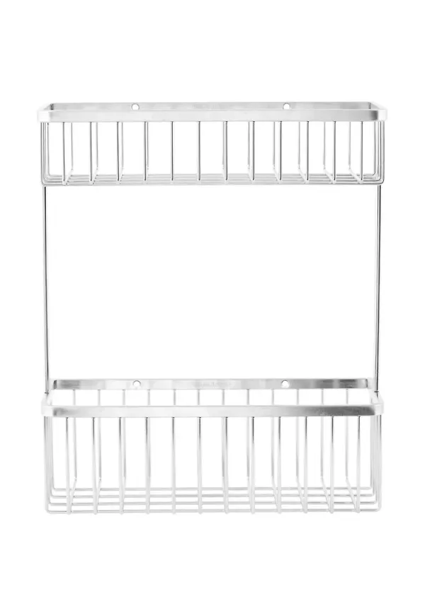 Modern hylla i silverfärgade från House Doctor.