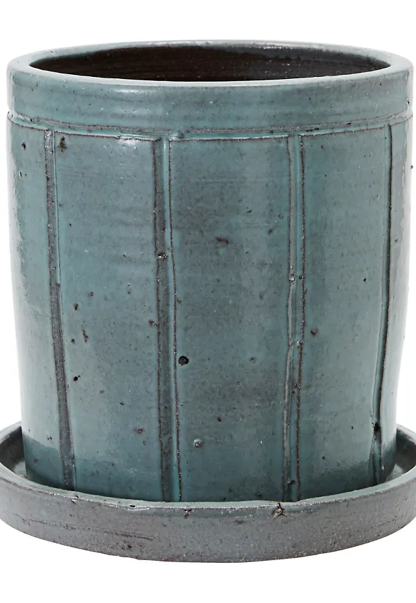 Elegant blomkruka i grått från House Doctor.