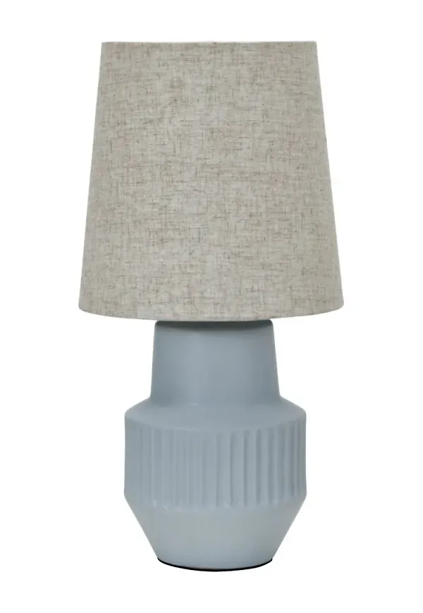 Blå House Doctor-bordslampa i smickrande modell.