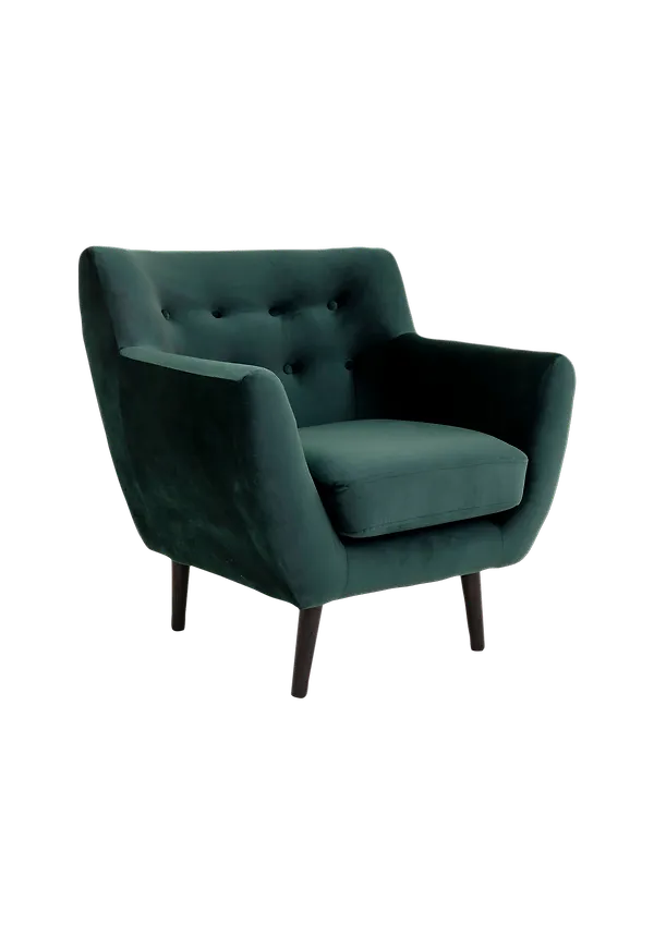 Stilriktig grön fåtölj 2025 från House Nordic.