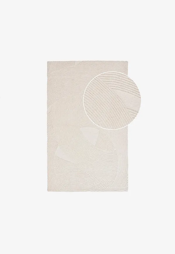 Snygg matta i vitt från House Nordic.