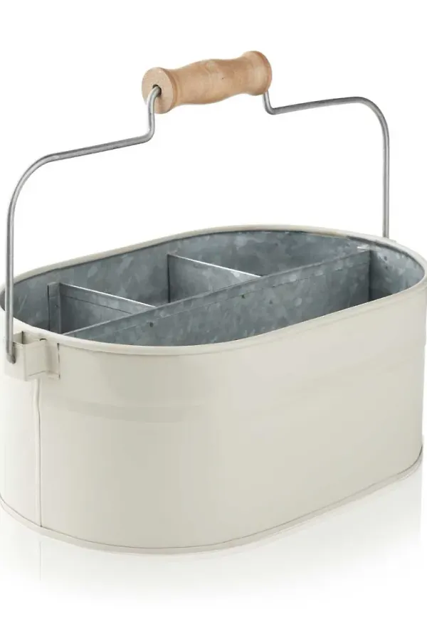 Beige Humdakin-förvaringslåda i fin modell.