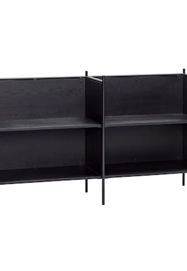 Riktigt fin svart hylla 2025 från Hübsch.