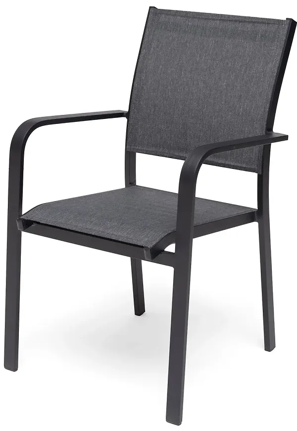 Söt svart aluminiumstol 2026 från Hillerstorp.