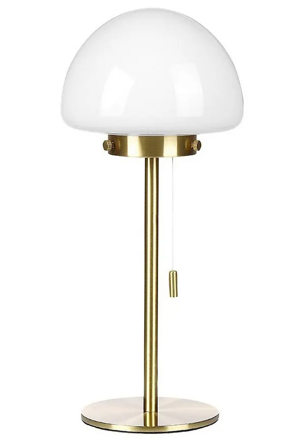 Cool glödlampa i vit färg gjord i järn.