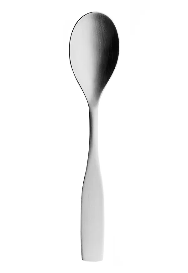 Silverfärgad Iittala-matsked i härlig modell.