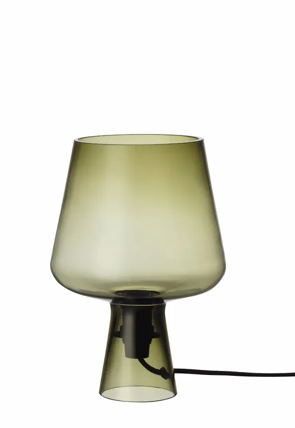 Otroligt snygg bordslampa i grönt från Iittala.