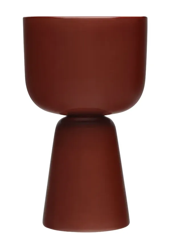 Komfortabel brun kruka 2025 från Iittala.