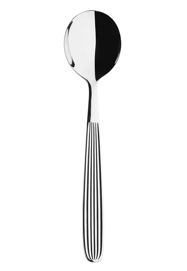 Silverfärgad Iittala-matsked i exklusiv modell.