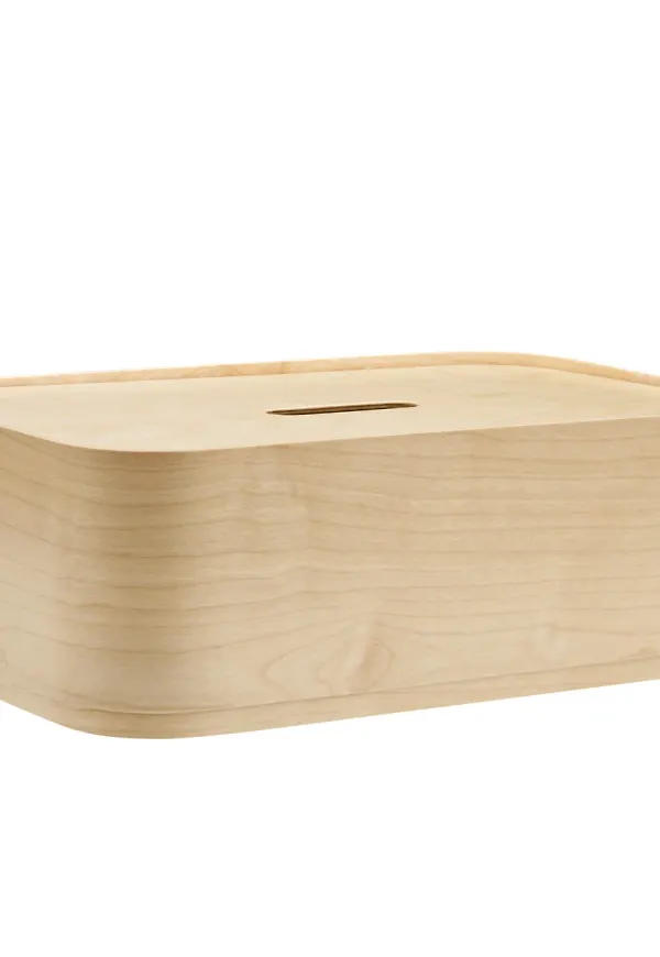 Moderiktig förvaringslåda i brunt från Iittala.