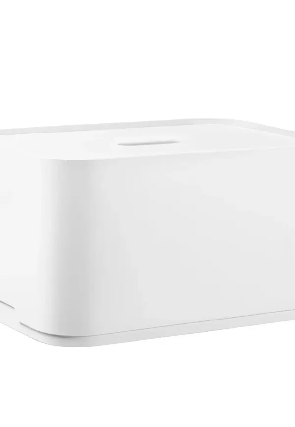 Vit Iittala-förvaringslåda i snygg modell.